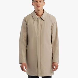 Hunter Castle Cloak Men's Beige Raincoat Jacket Size Large NWT $250